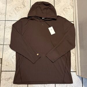 New Jordan Sport Pullover Golf Hoodie Baroque Brown Men’s Size 2XL HQ8494-237